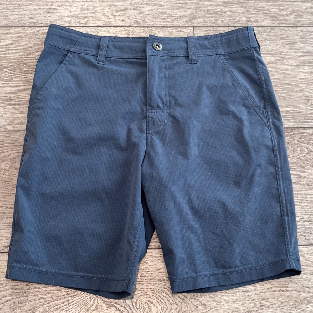 Prana Zion Shorts Mens 30 Blue Ripstop Hiking Outdoor Activewear Gorpcore Casual